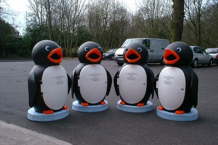 Penguin Dustbin